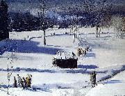 Blue Snow the Battery George Wesley Bellows